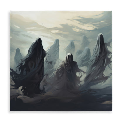 Searching for souls Gray Indoor Outdoor Tablecloth | Home Decor