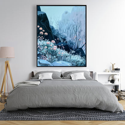Annual freeze - 36"x36" Framed canvas