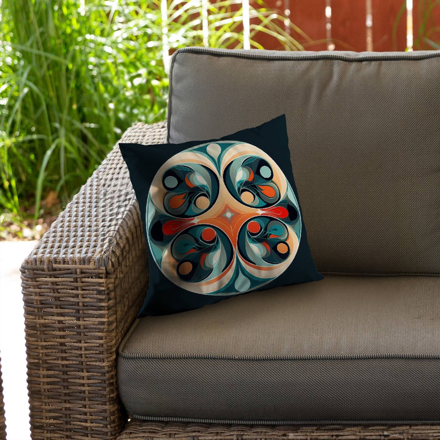 Opening your mind - Throw pillow - Print on demand