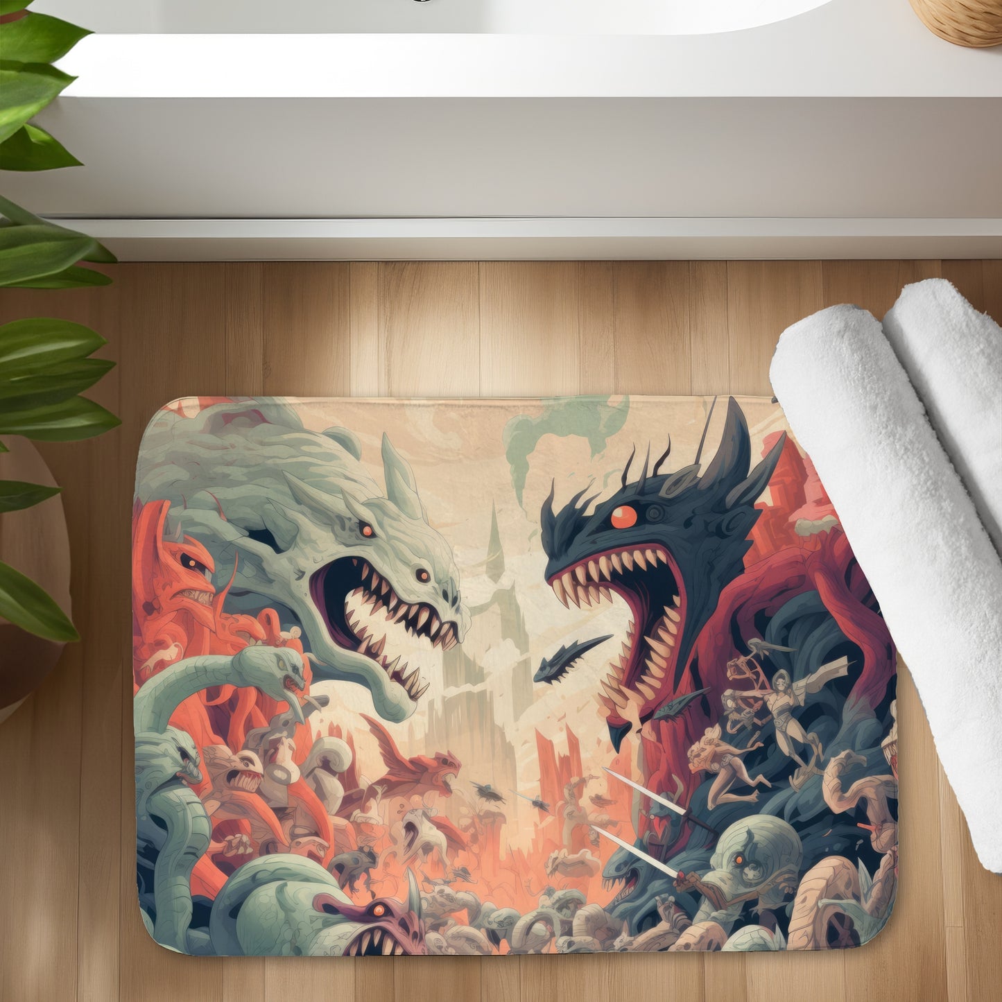 Ultimate Fight Pink Bath Mat | Stylish Home Decor Accessory