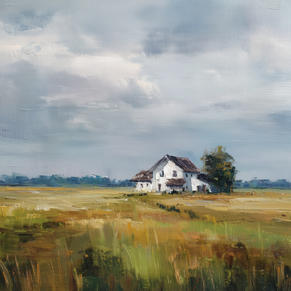 Marsh White Canvas for Home Decor - Stylish Wall Art