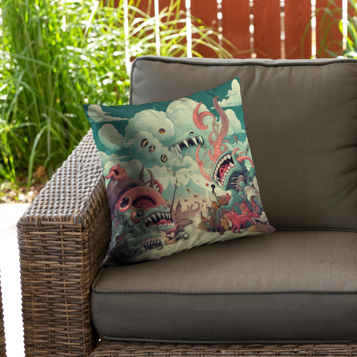 Unimaginable Red Poly Twill Throw Pillow Insert for Home Decor