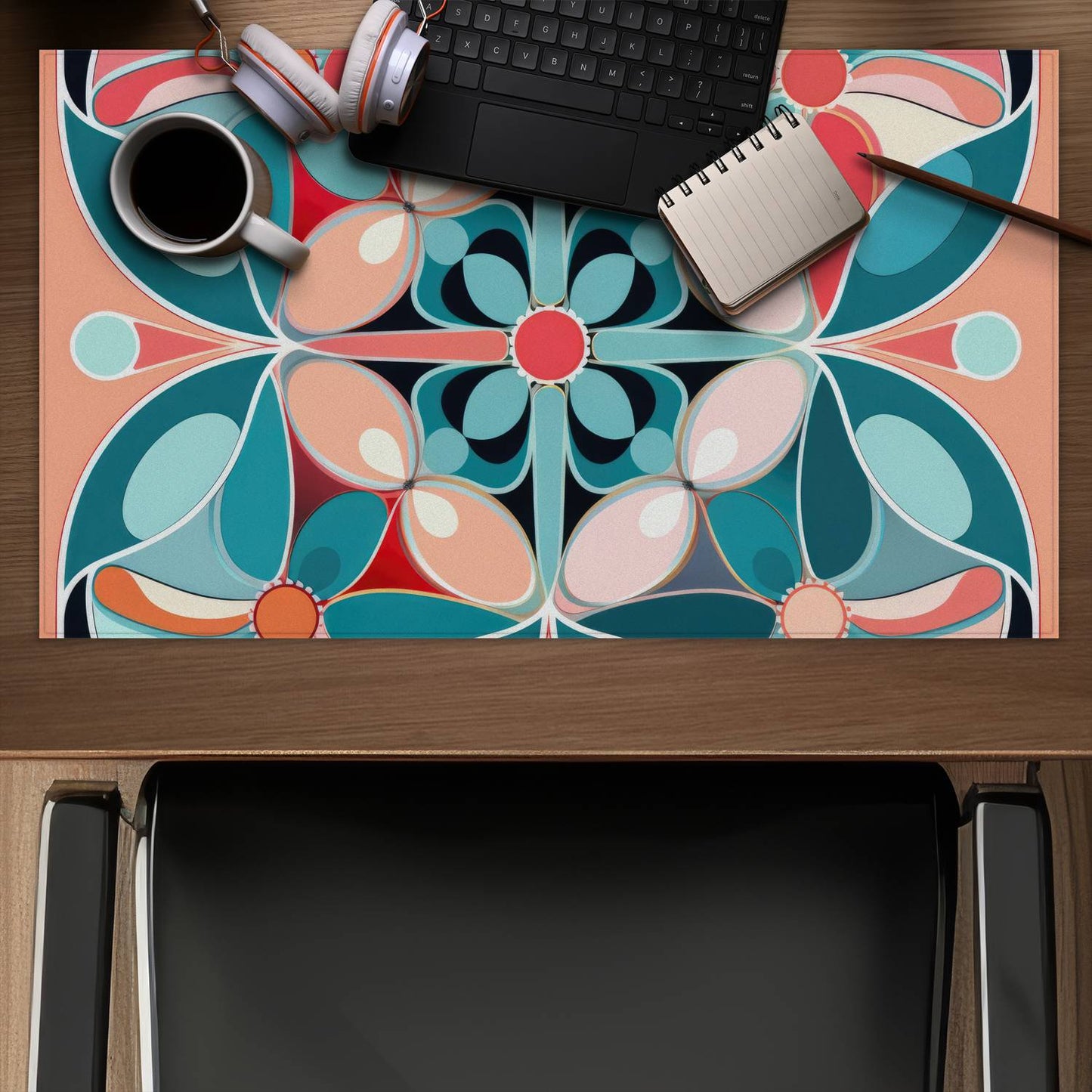 Sweet curves - Desk mat - Print on demand