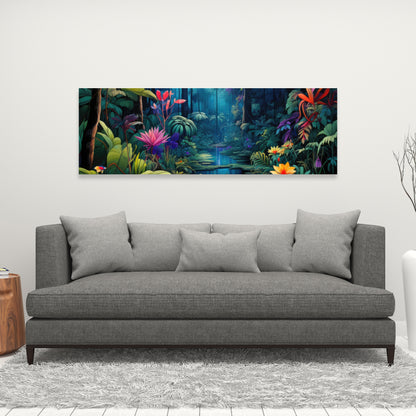 The Beauty of Nature - Black Canvas Home Decor Art Print