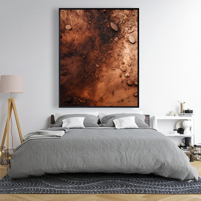 Digging - 36"x36" Framed canvas