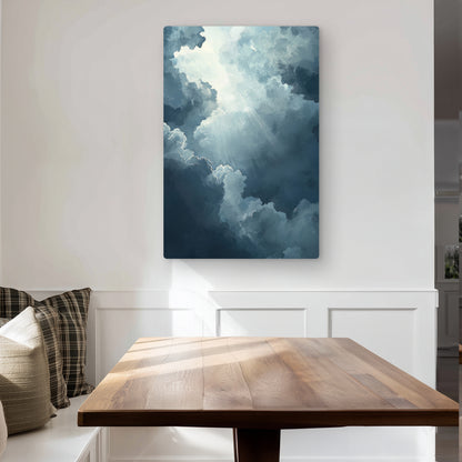 Afterglow - Blue Metal Print for Stunning Home Decor