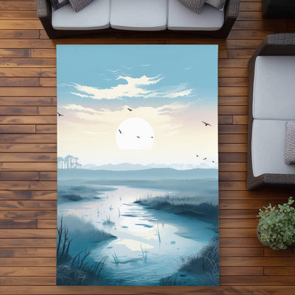 The Marsh Beige Outdoor Area Rug | Home Decor Essential