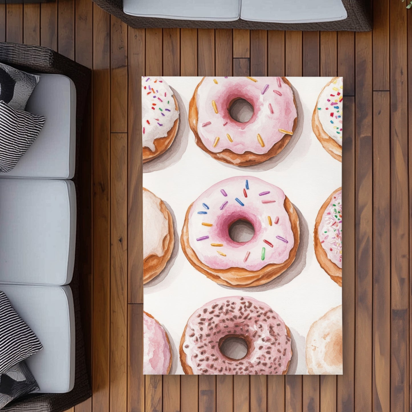 Tapis d'extérieur Donuts | Décoration élégante pour les patios