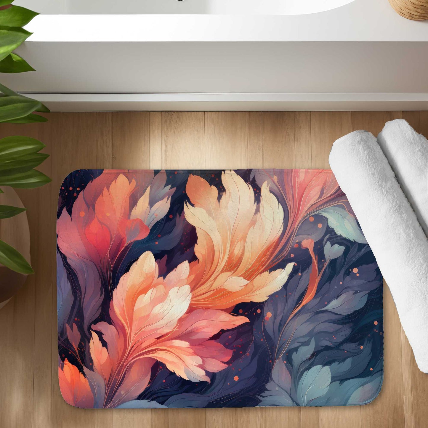 Tapis de bain éthéré | Doux et élégant pour la maison