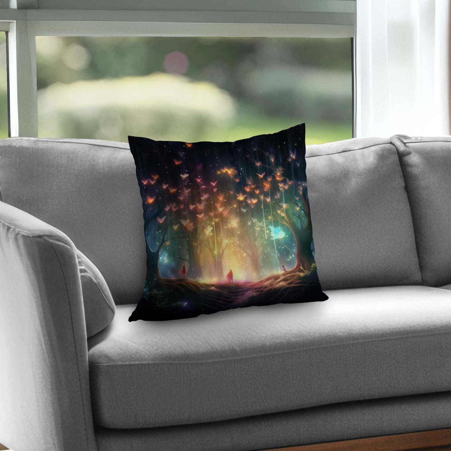A dream come true - Poly Twill Throw Pillow for Home Decor