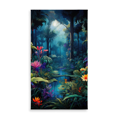 The beauty of nature - Blue Indoor Outdoor Tablecloth for