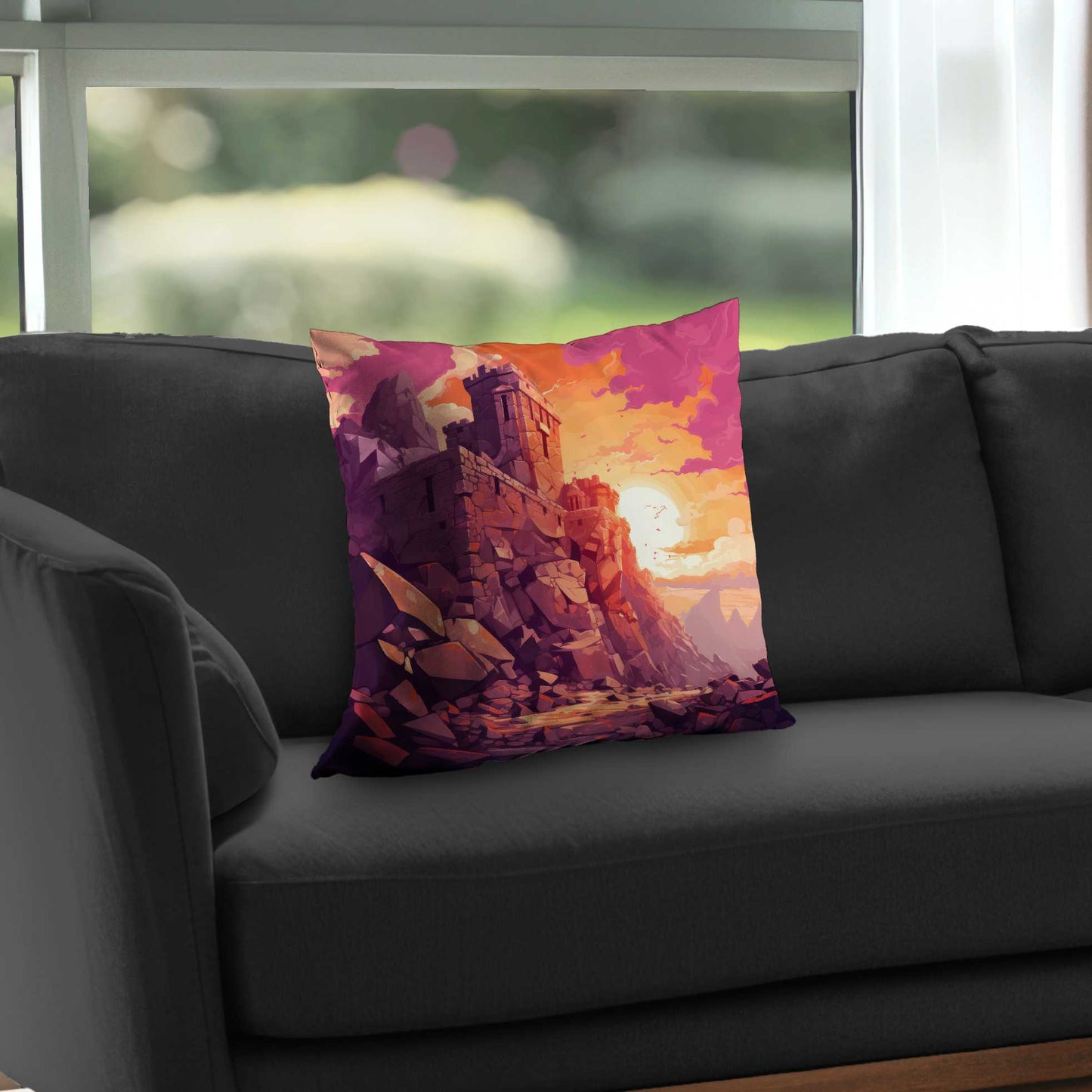 Le Rempart de la Décoration | Coussin décoratif en sergé de polyester pour la maison