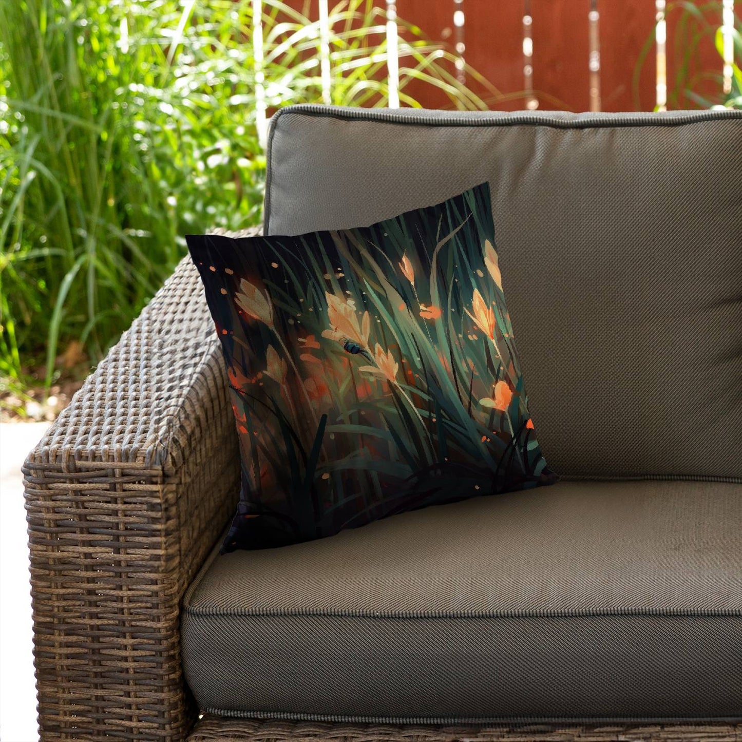 Magical pollen - Throw pillow - Print on demand