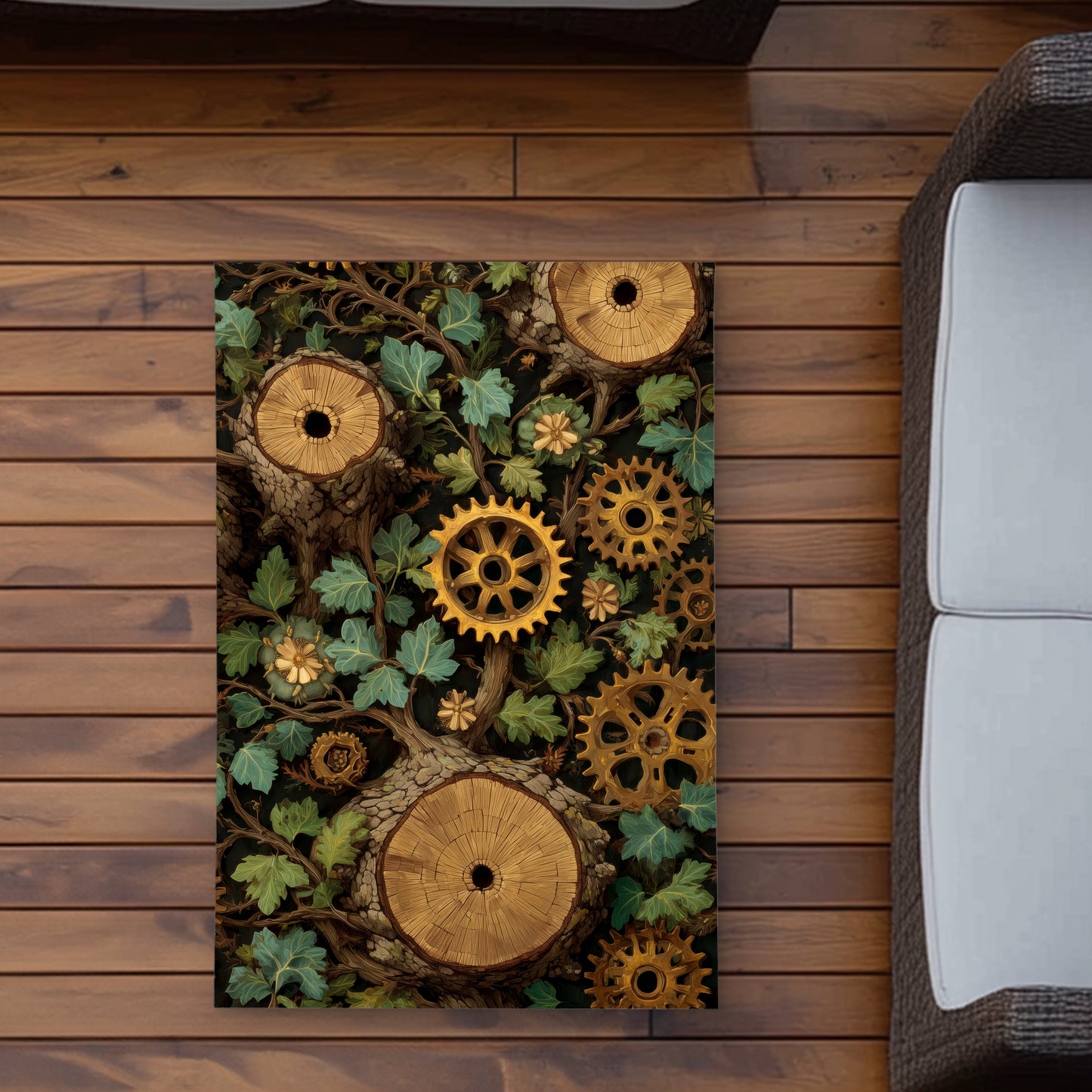 Tapis d'extérieur Hiding Gears - Une solution élégante pour la décoration intérieure