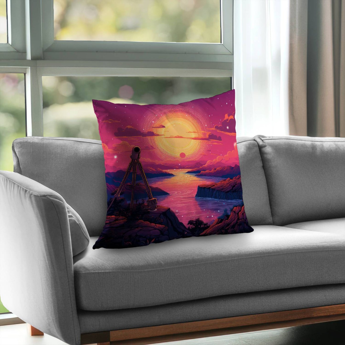 Skybound - Throw pillow - Print on demand