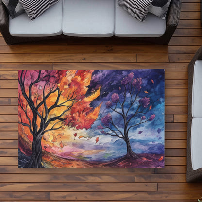 Before the storm Purple Outdoor Area Rug | Decor Essentials