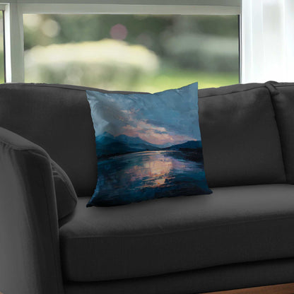 Reflect Poly Twill Throw Pillow - Stylish Home Decor Accent