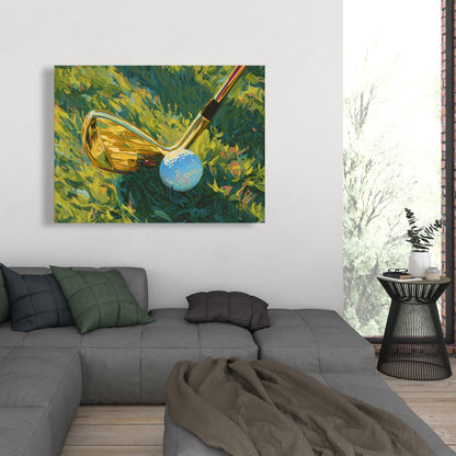 Golden club - 32"x32" Canvas