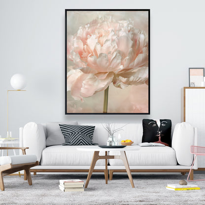 Peony - 24"x24" Framed canvas