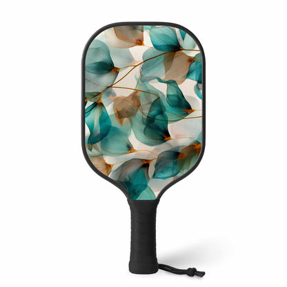 Ensemble de pagaies de pickleball décontractées sarcelle et marron Accessoire de sport