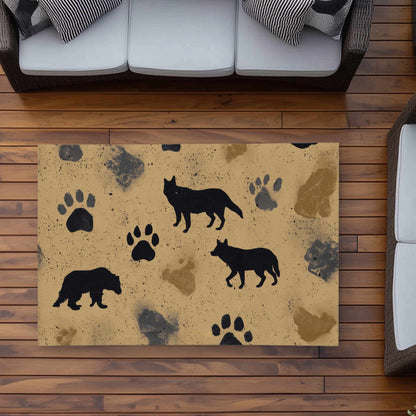 Tapis d'extérieur Wild Tracks Echo | Décoration élégante pour la maison