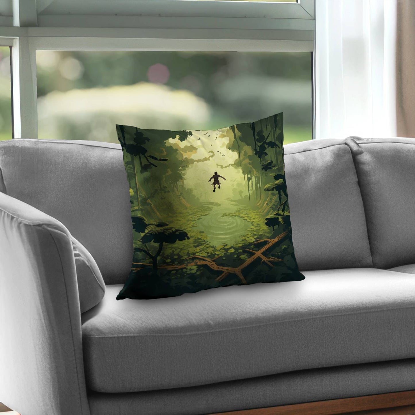 Bon voyage - Throw pillow - Print on demand