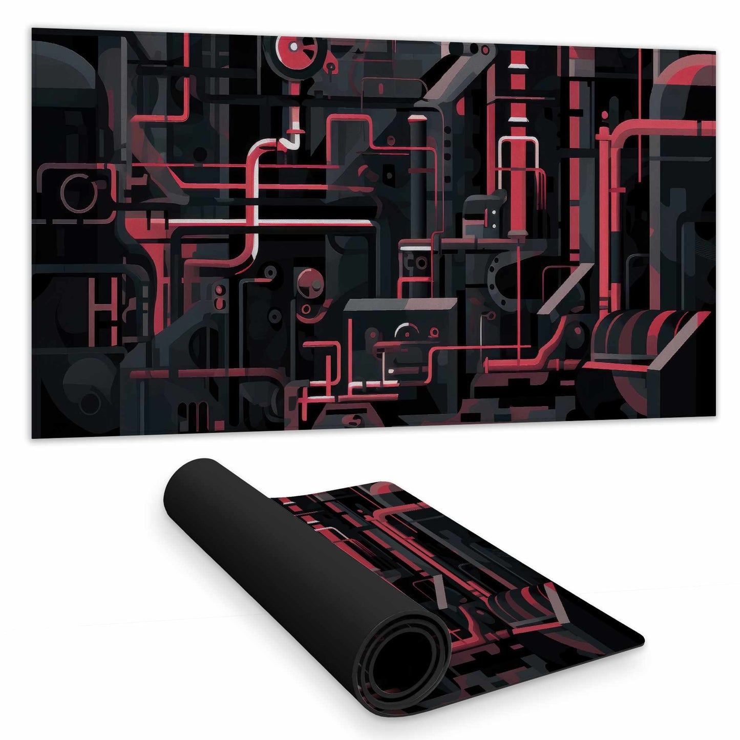 Industrial Empire Desk Mat - Stylish Home Decor Essential