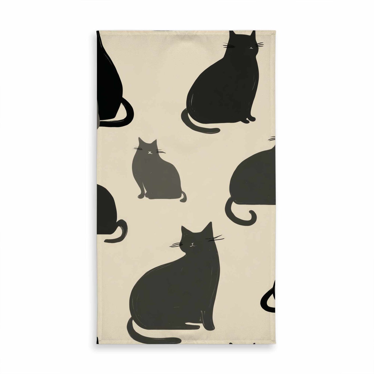 Nappe de rassemblement de chats silencieux | Décoration intérieure et extérieure