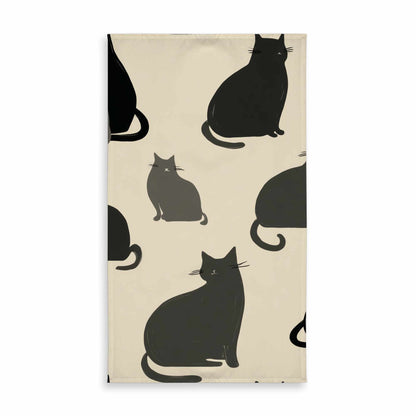 Nappe de rassemblement de chats silencieux | Décoration intérieure et extérieure