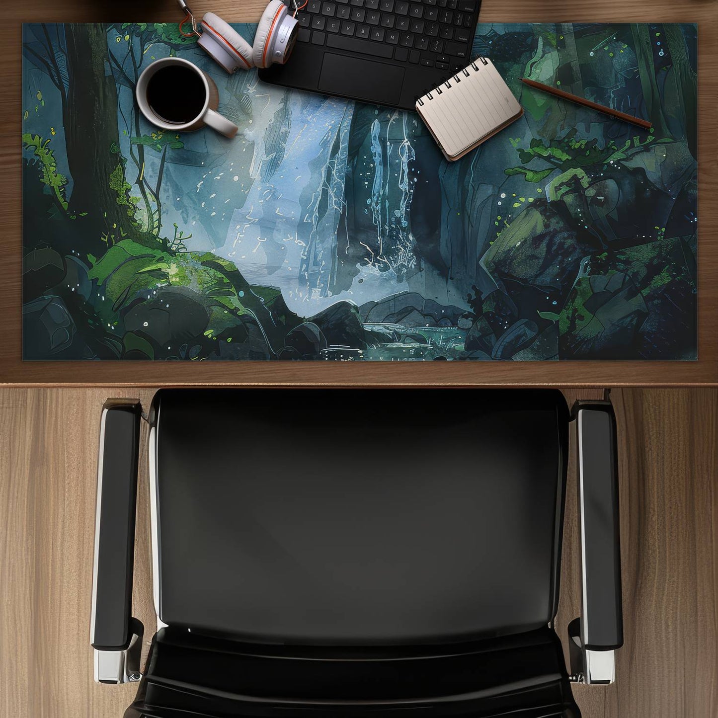 Sleeping fall - Desk mat - Print on demand