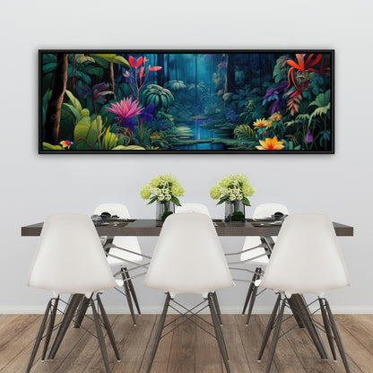 The beauty of nature - Orange Framed Canvas for Home Decor