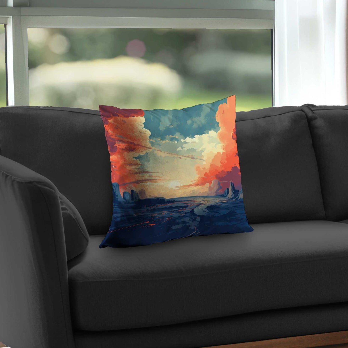 Enfin, un coussin décoratif léger en sergé de polyester - Décoration élégante pour la maison