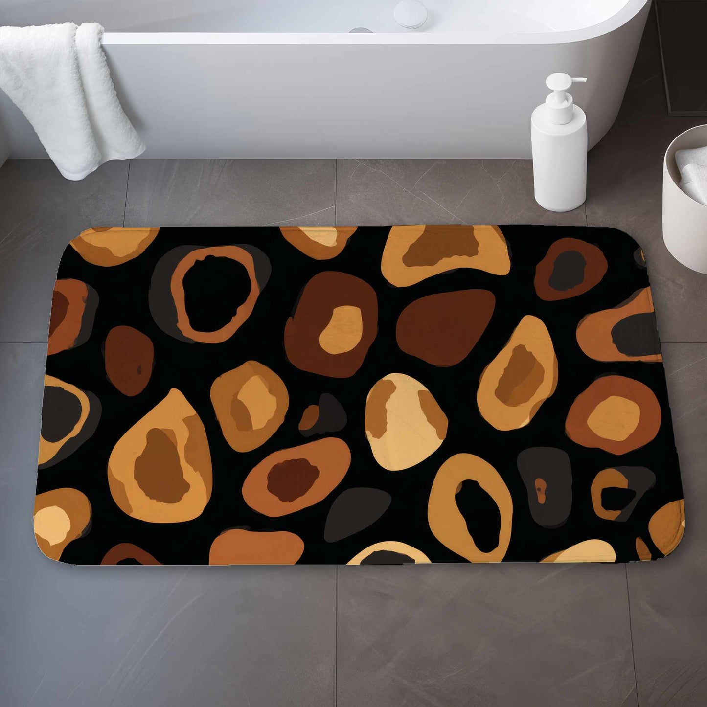 Wild Earth Spots Bath Mat | Stylish Home Decor Accent