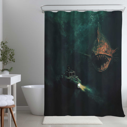 Rideau de douche Depths | Accessoire de décoration élégant