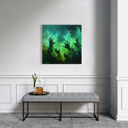 Hands of despair - 32"x32" Canvas