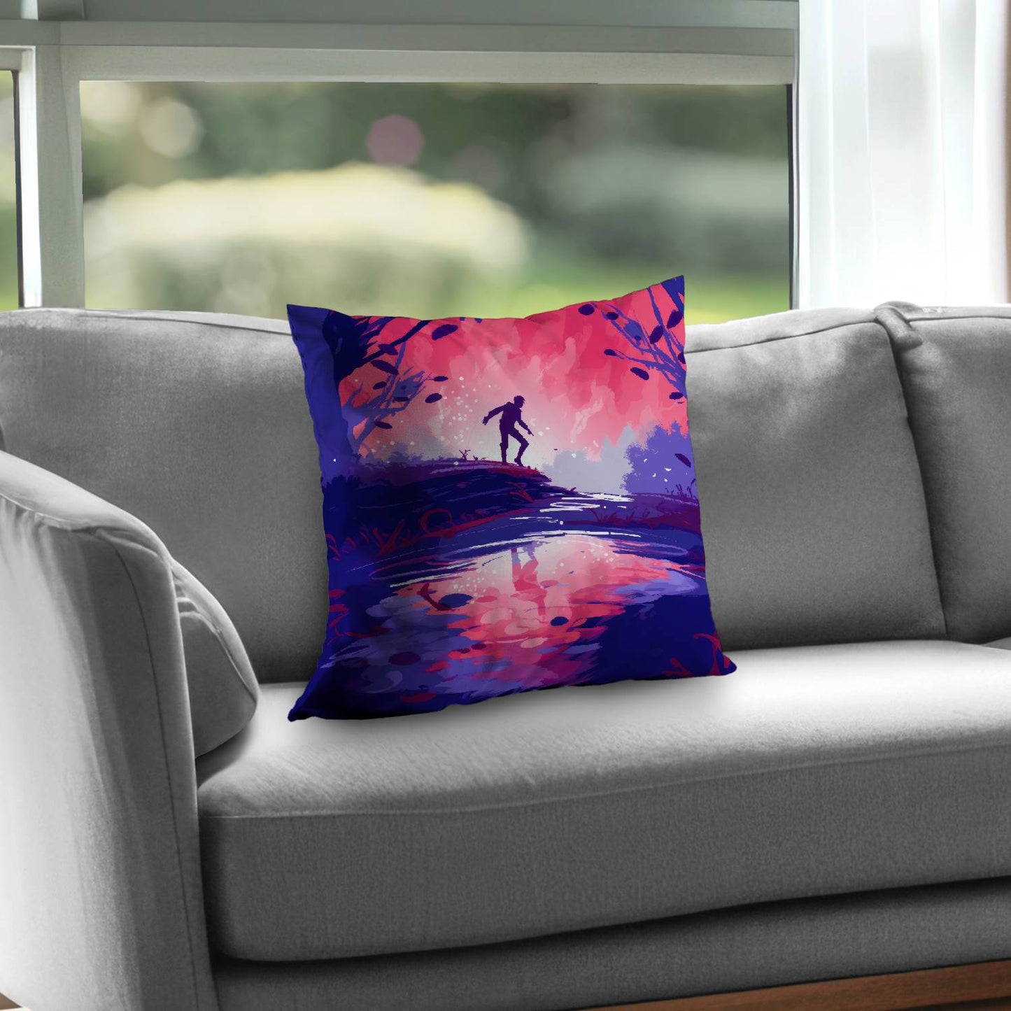 Toxic crossing - Throw pillow - Print on demand