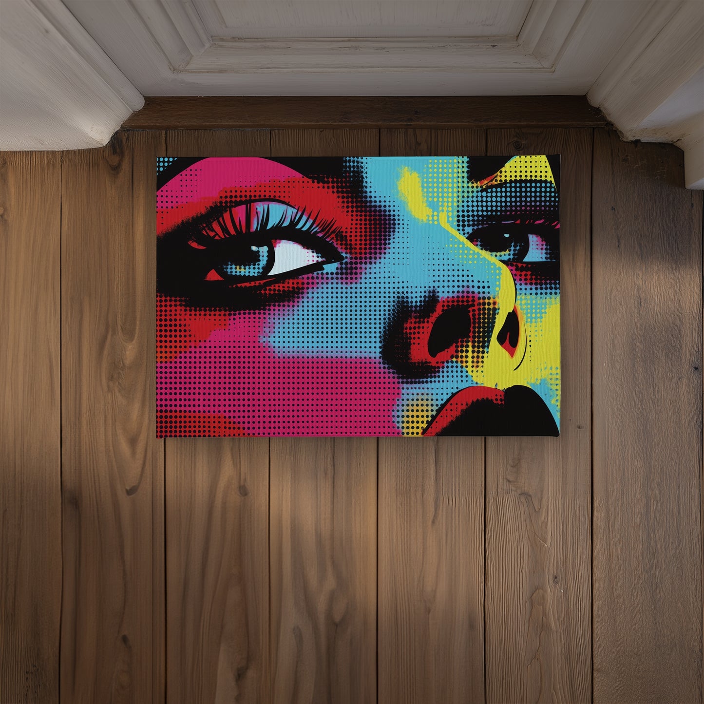 Comics Black Indoor Outdoor Door Mat | Home Decor Solution
