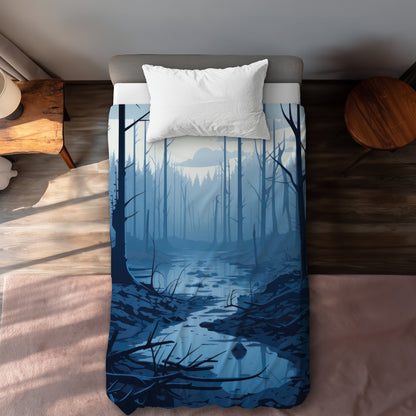 Dead Lands Blue Duvet Cover | Stylish Home Decor Essentials