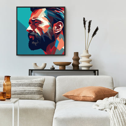 Hopeful - 36"x36" Framed canvas
