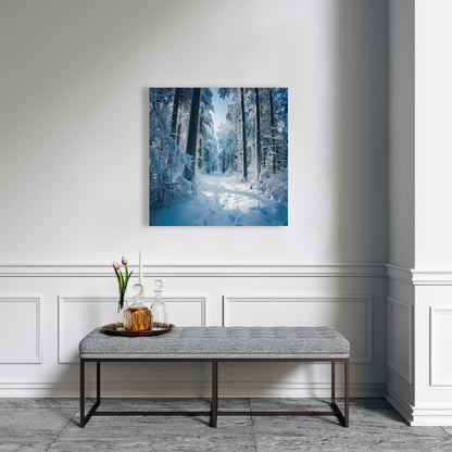 Cold forest - 32"x32" Canvas