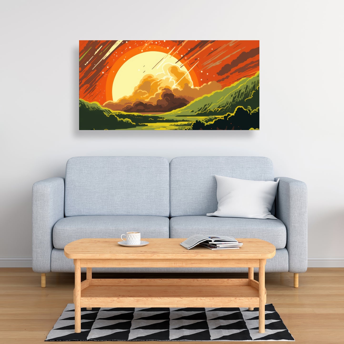 Last days Yellow Canvas for Home Decor - Brighten Your Space
