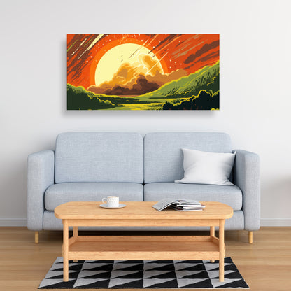 Last days Yellow Canvas for Home Decor - Brighten Your Space