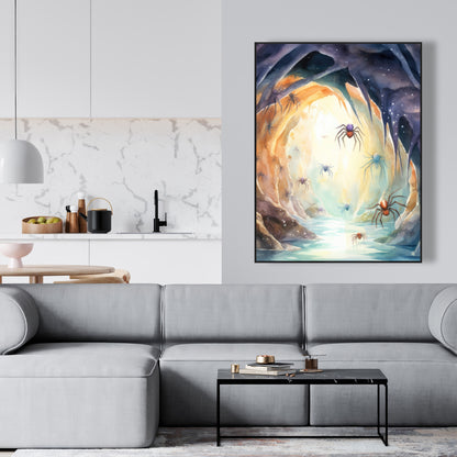 Dire - 36"x36" Framed canvas
