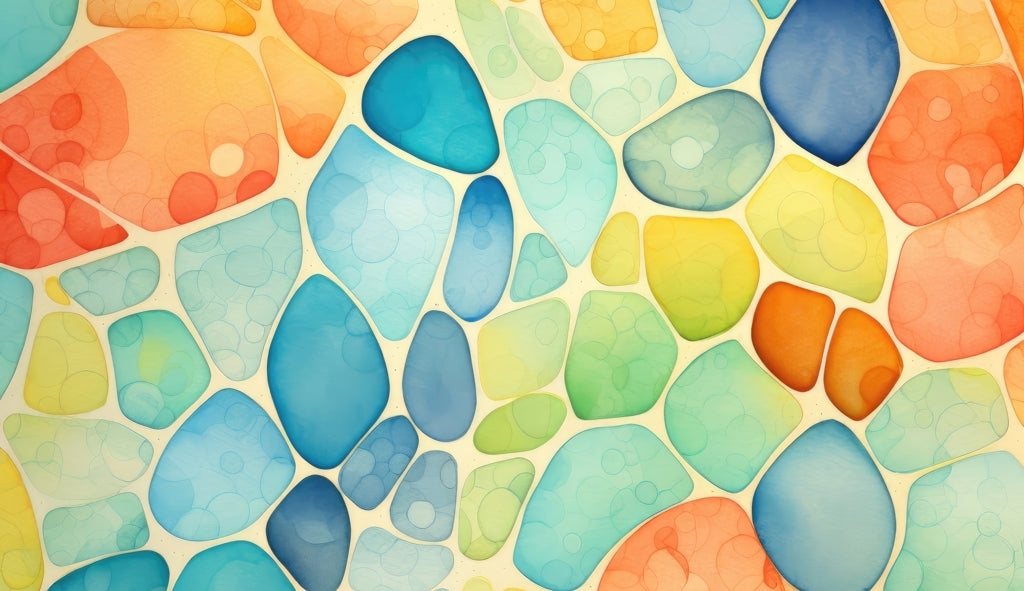 Blobs Orange Indoor Outdoor Tablecloth for Home Decor