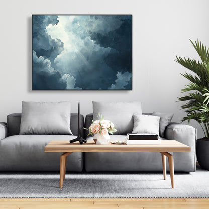Afterglow - 36"x36" Framed canvas