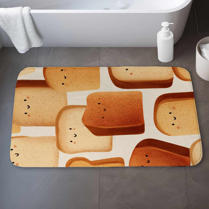 Tapis de bain Toasty Smiles | Tapis décoratif douillet
