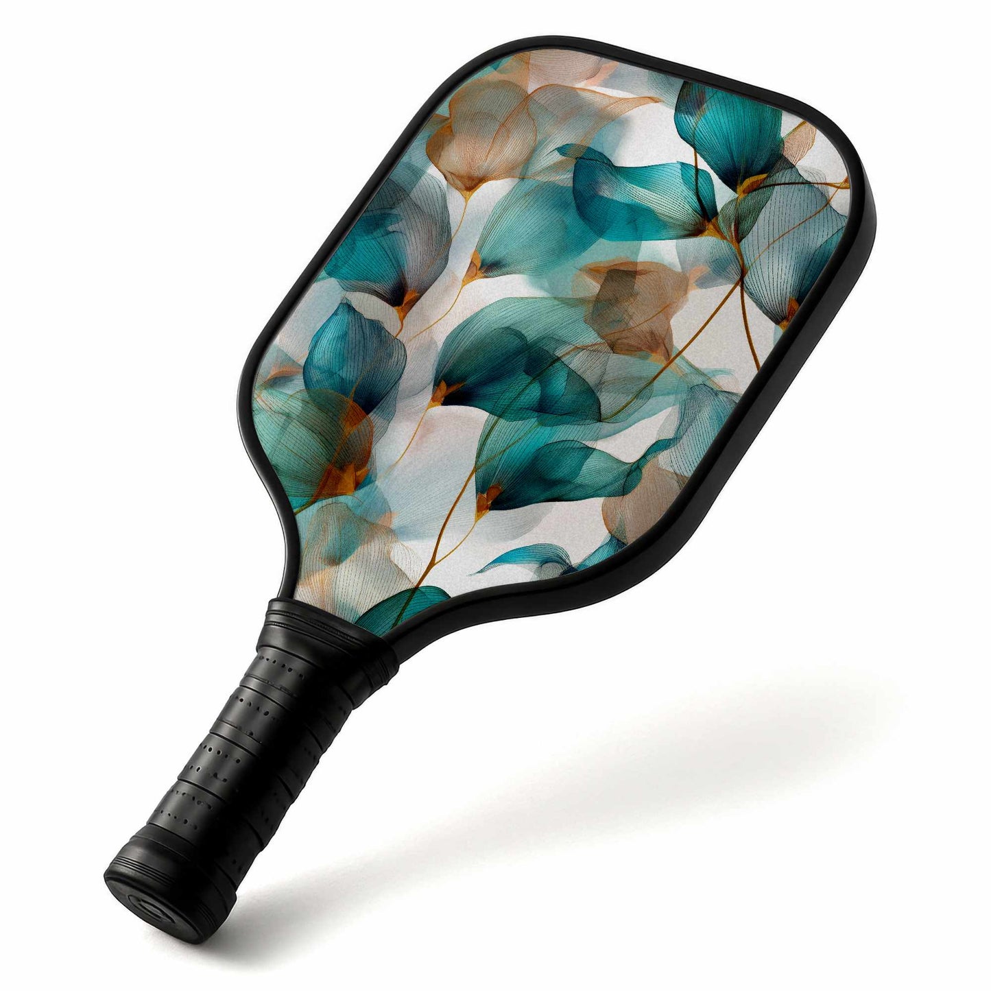 Ensemble de pagaies de pickleball professionnelles sarcelle et marron | Accessoire de sport