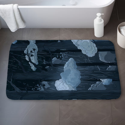 Sneeky clouds - 17"x24" Bath mat