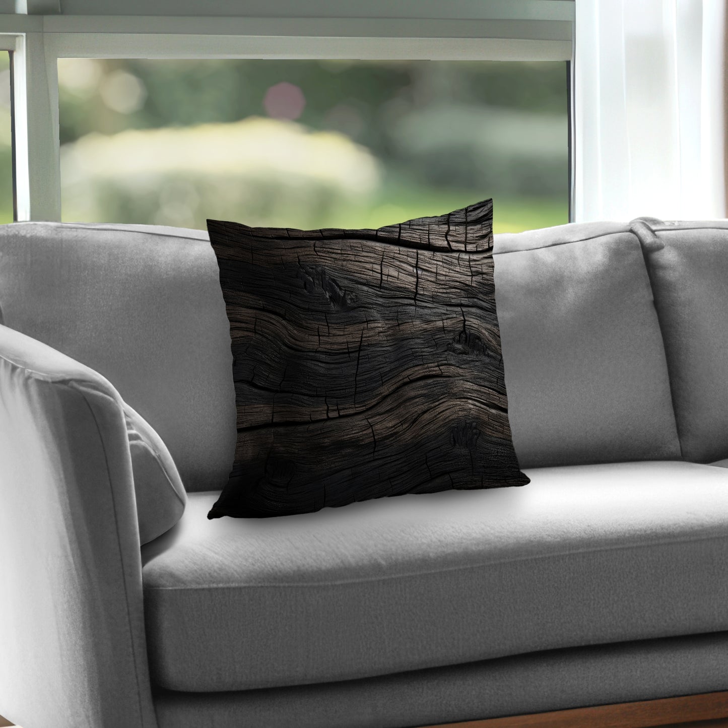 Dark wood - Throw Pillow