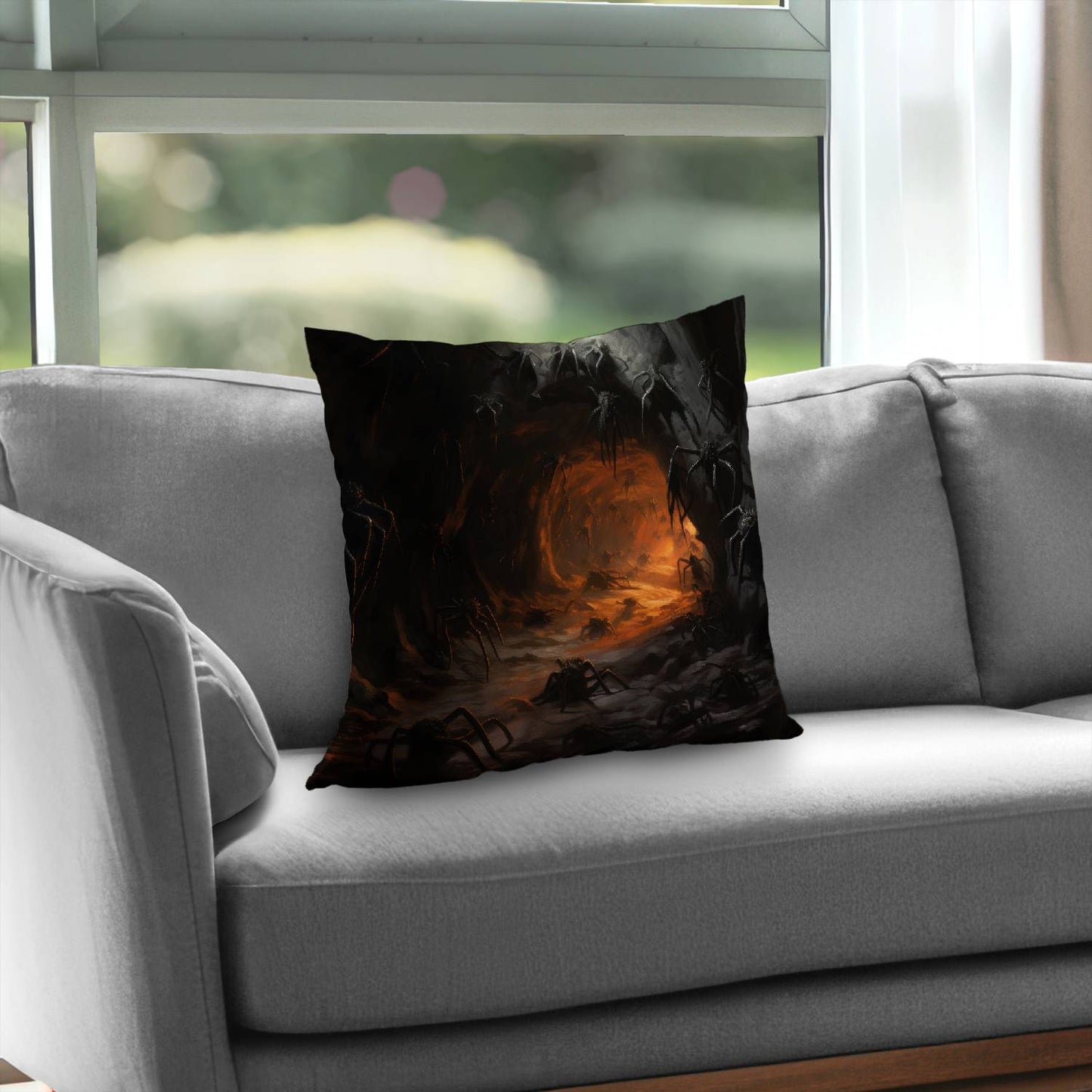 Oh no - Throw pillow - Print on demand